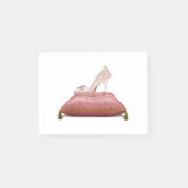 Fantasy Princess Glass Slipper Aschenputtel Post-it Klebezettel (Vorderseite)