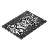 Fantasy Princess Viking Warrior Notizblock (Linke Seite)