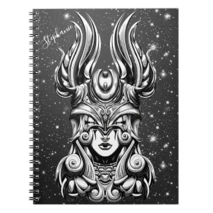 Fantasy Princess Viking Warrior Notizblock