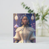 Fantasy Prinzessin, Postüberqueren Postkarte (Stehend Vorderseite)