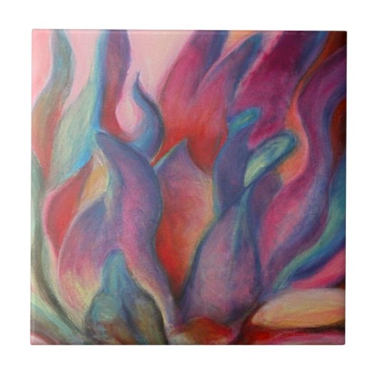 Fantasy Protea Fliese (Vorderseite)