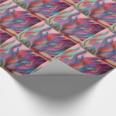 Fantasy Protea Geschenkpapier (Ecke)