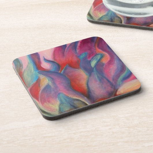 Fantasy Protea Getränkeuntersetzer (Linke Seite)