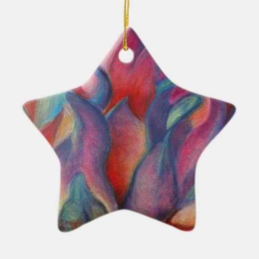 Fantasy Protea Keramikornament (Vorne)