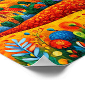 Fantasy Psychedelic Landschaft Poster (Ecke)