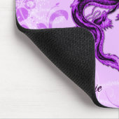 Fantasy Purple Dragon Mouse Pad Mousepad (Ecke)