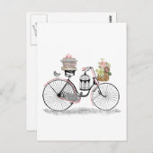 Fantasy Push Bike Postkarte (Vorne/Hinten)