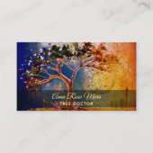 *~* Fantasy QR AP82 Ethereal TREE Business Card Visitenkarte (Vorderseite)