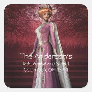 Fantasy Queen 2 Rücksendeadresse Stickers