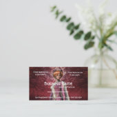 Fantasy Queen Design 2 Business Cards Visitenkarte (Stehend Vorderseite)
