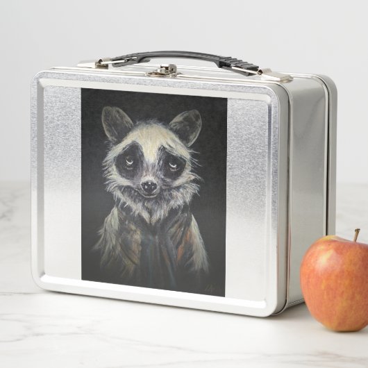 Fantasy Raccoon Metal Lunchbox (Beispiel)