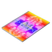 Fantasy Rainbow Forest Dream Deer Notizblock (Linke Seite)