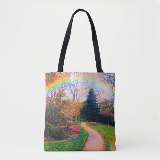 Fantasy Rainbow Garden Tasche (Vorderseite)