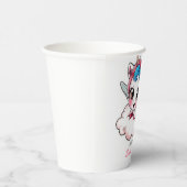 Fantasy Rainbow Unicorn Kinderdusche Pappbecher (Rechts)