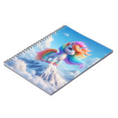 Fantasy Rainbow Unicorn Notizblock (Linke Seite)