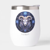 Fantasy Ram Zodiac Symbol Celestial Galaxy Aries (Links)