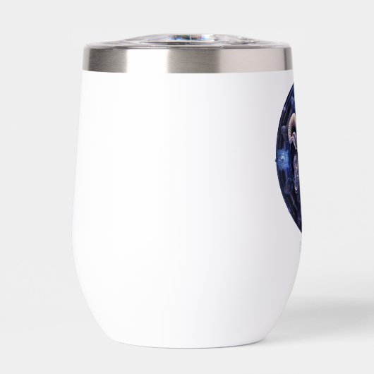 Fantasy Ram Zodiac Symbol Celestial Galaxy Aries (Vorderseite)