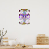 Fantasy Rave Event Individualisierbares Poster Tem (Küche)