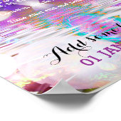 Fantasy Rave Event Individualisierbares Poster Tem (Ecke)