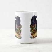 Fantasy Raven Fee Art Kaffeetasse (Mittel)