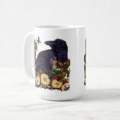 Fantasy Raven Fee Art Kaffeetasse (Vorderseite Links)