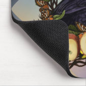 Fantasy Raven Fee Art Mousepad (Ecke)