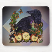 Fantasy Raven Fee Art Mousepad (Vorne)