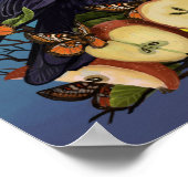 Fantasy Raven Fee Art Poster (Ecke)