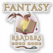 Fantasy Reader Book Club Buchsticker Aufkleber (Vorderseite)