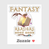 Fantasy Reader Book Club Buchsticker Aufkleber (Blatt)