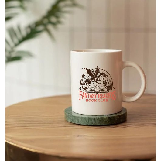 Fantasy readers book club kaffeetasse