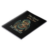 Fantasy Reading Dragon Librarian | Das Streben nac Notizblock (Linke Seite)