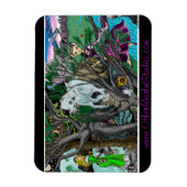 Fantasy Realm Color Illustration Magnet (Vertikal)