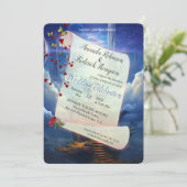 Fantasy Realms of Magic Scenerics Designs Einladung (Stehend Vorderseite)