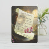 Fantasy Realms of Magic Scenerics Designs Einladung (Stehend Vorderseite)