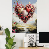 Fantasy Realms of Magic Scenerics Designs Poster (Heimbüro)