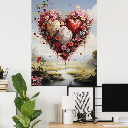 Fantasy Realms of Magic Scenerics Designs Poster (Heimbüro)