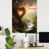 Fantasy Realms of Magic Scenerics Designs Poster (Heimbüro)