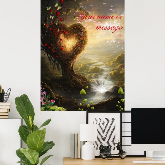 Fantasy Realms of Magic Scenerics Designs Poster (Heimbüro)