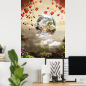 Fantasy Realms of Magic Scenerics Designs Poster (Heimbüro)