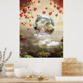 Fantasy Realms of Magic Scenerics Designs Poster (Küche)