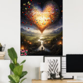 Fantasy Realms of Magic Scenerics Designs Poster (Heimbüro)