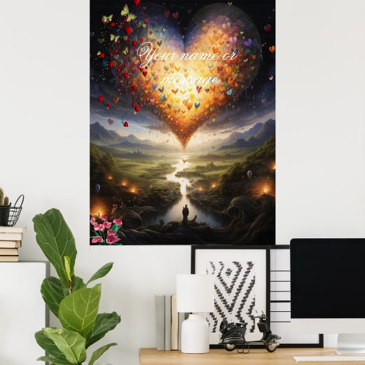 Fantasy Realms of Magic Scenerics Designs Poster (Heimbüro)