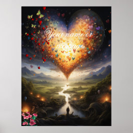 Fantasy Realms of Magic Scenerics Designs Poster