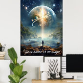 Fantasy Realms of Magic Scenerics Designs Poster (Heimbüro)