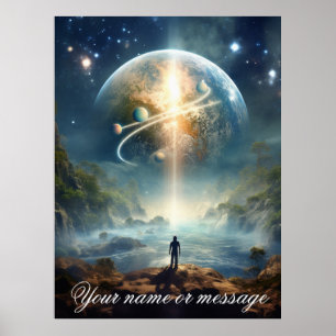 Fantasy Realms of Magic Scenerics Designs Poster