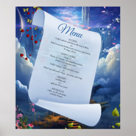 Fantasy Realms of Magic Scenerics Designs Poster