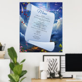 Fantasy Realms of Magic Scenerics Designs Poster (Heimbüro)