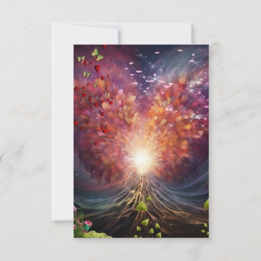 Fantasy Realms of Magic Scenerics Designs RSVP Karte (Rückseite)