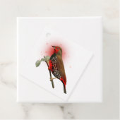 Fantasy Red Bird Geschenkanhänger (Beispiel)